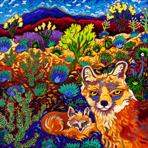 Click here to view Paired Foxes by Cathy Carey