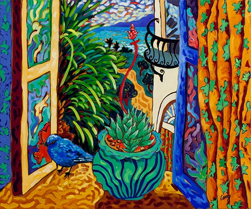 Click here to view Spring Equinox: Matisse Windows Series by Cathy Carey