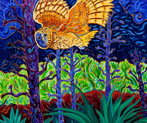 Click here to view Fly by Night by Cathy Carey