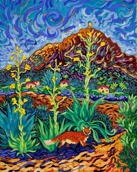 Click here to view Fox in Lomas Serenas by Cathy Carey