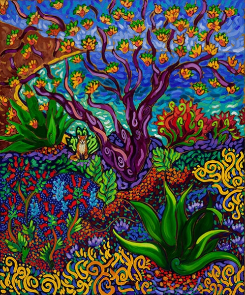 Click here to view Jeweled Garden by the Sea by Cathy Carey