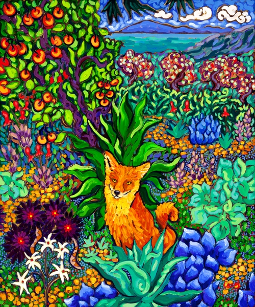 Click here to view Fox in Foliage by Cathy Carey