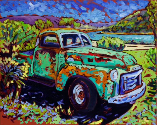 Click here to view Trucks artwork by Cathy Carey