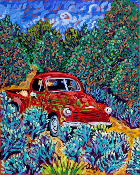 Click here to view Little Red Truck by Cathy Carey