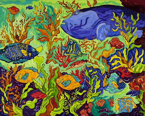 Click here to view Birch Aquarium Sea Bass by Cathy Carey