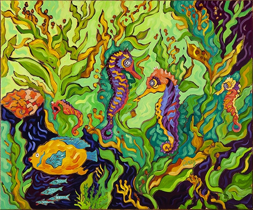 Click here to view Seahorses by Cathy Carey