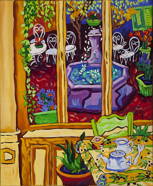 Click here to view Breakfast at Chateau Fleuri by Cathy Carey