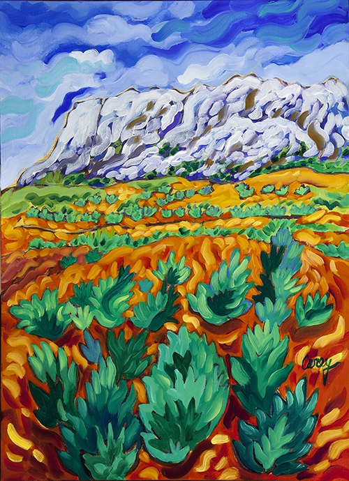Click here to view St Victoire by Cathy Carey
