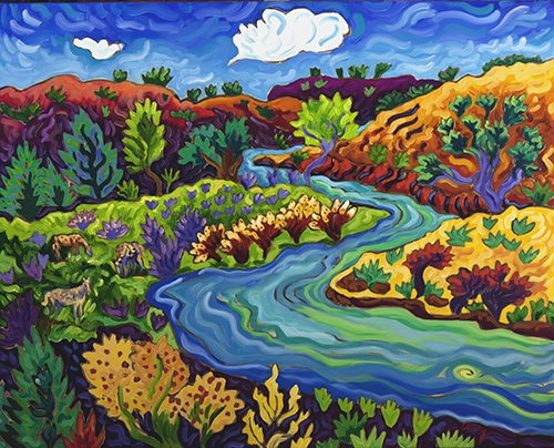 Click here to view Down by the River by Cathy Carey