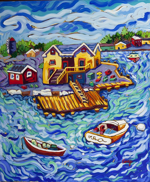 Click here to view Island Harbor by Cathy Carey