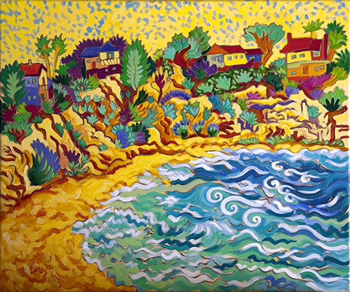 Click here to view Beach Houses on the Bluff by Cathy Carey