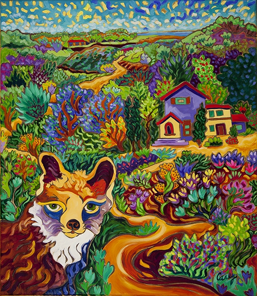 Click here to view Bobcats, Coyotes, Fox artwork by Cathy Carey
