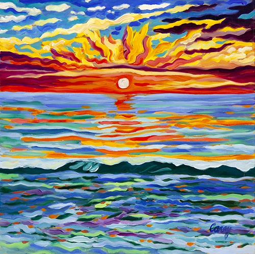 Click here to view Sunset Surf by Cathy Carey