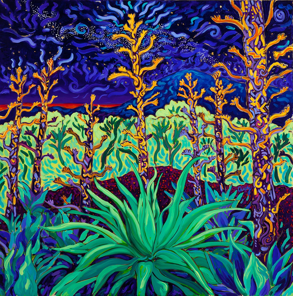 Click here to view Cosmic Agave by Cathy Carey