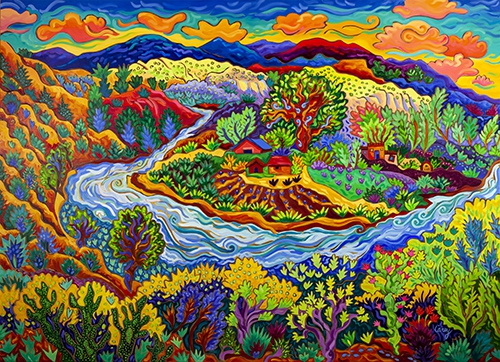 Click here to view Being in the Flow by Cathy Carey