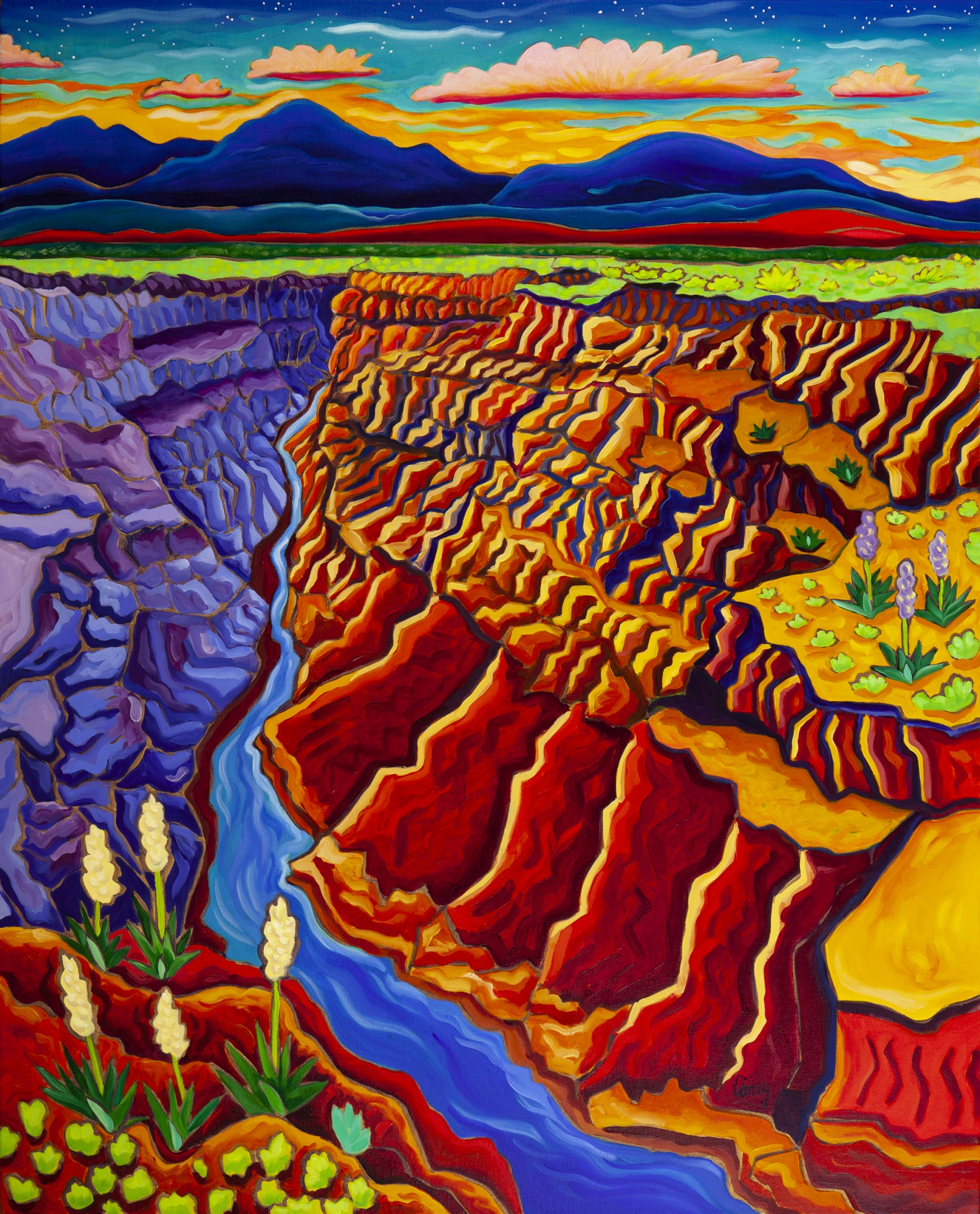 Click here to view Glowing Gorge by Cathy Carey