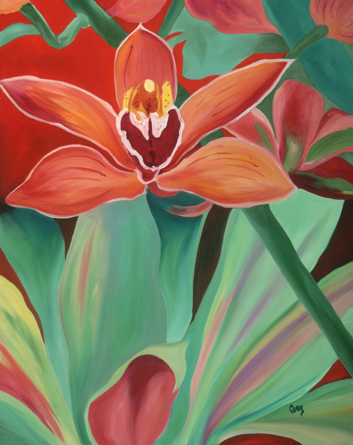Click here to view Red Island Orchid by Cathy Carey