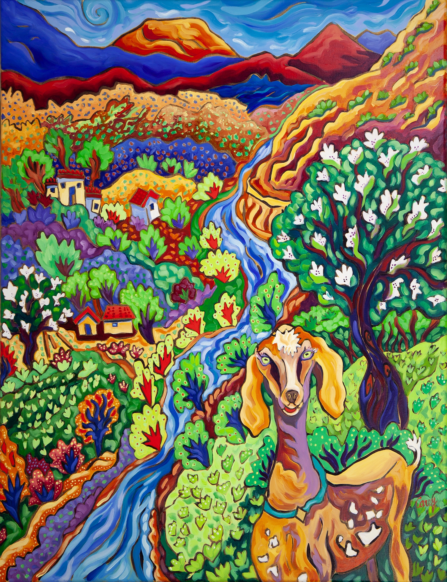 Click here to view Visit to a Goat Farm by Cathy Carey