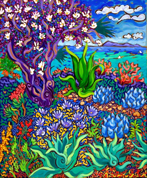 Click here to view Seaside Flowering Tree by Cathy Carey