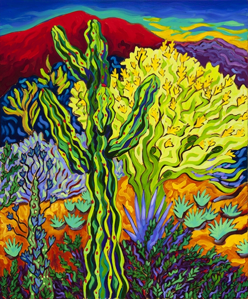 Click here to view Sunset Saguaro by Cathy Carey