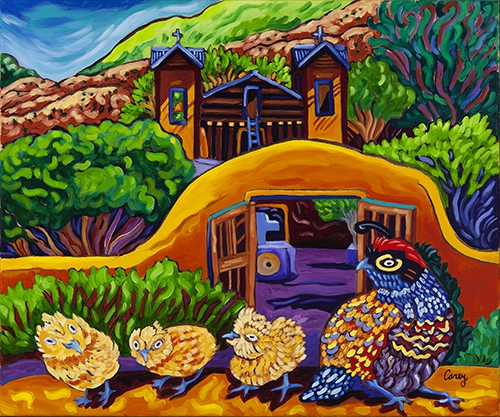 Chimayo Quail by Cathy Carey