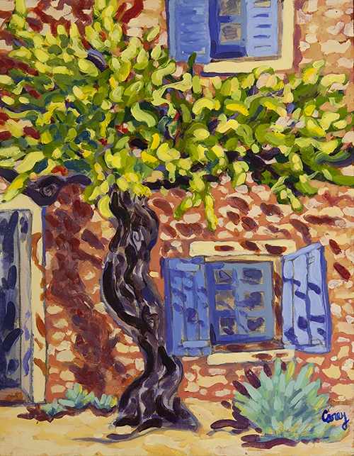 La Madonne Farmhouse Roussillon by Cathy Carey