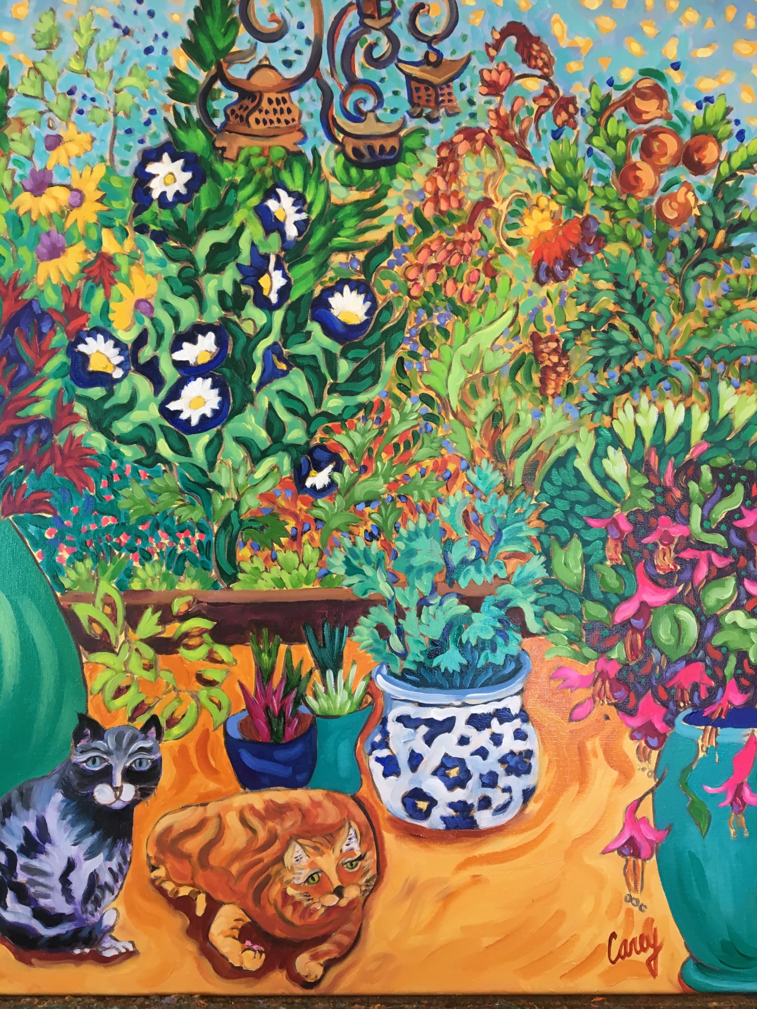 Los Gatos Garden by Cathy Carey