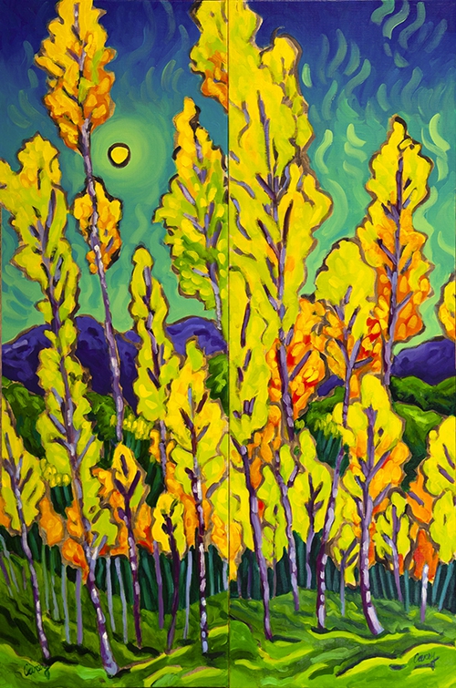 Click here to view Autumn Moon left by Cathy Carey