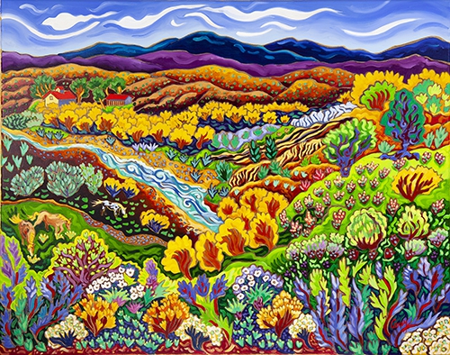 The Fertile Lands of the Rio Grande by Cathy Carey