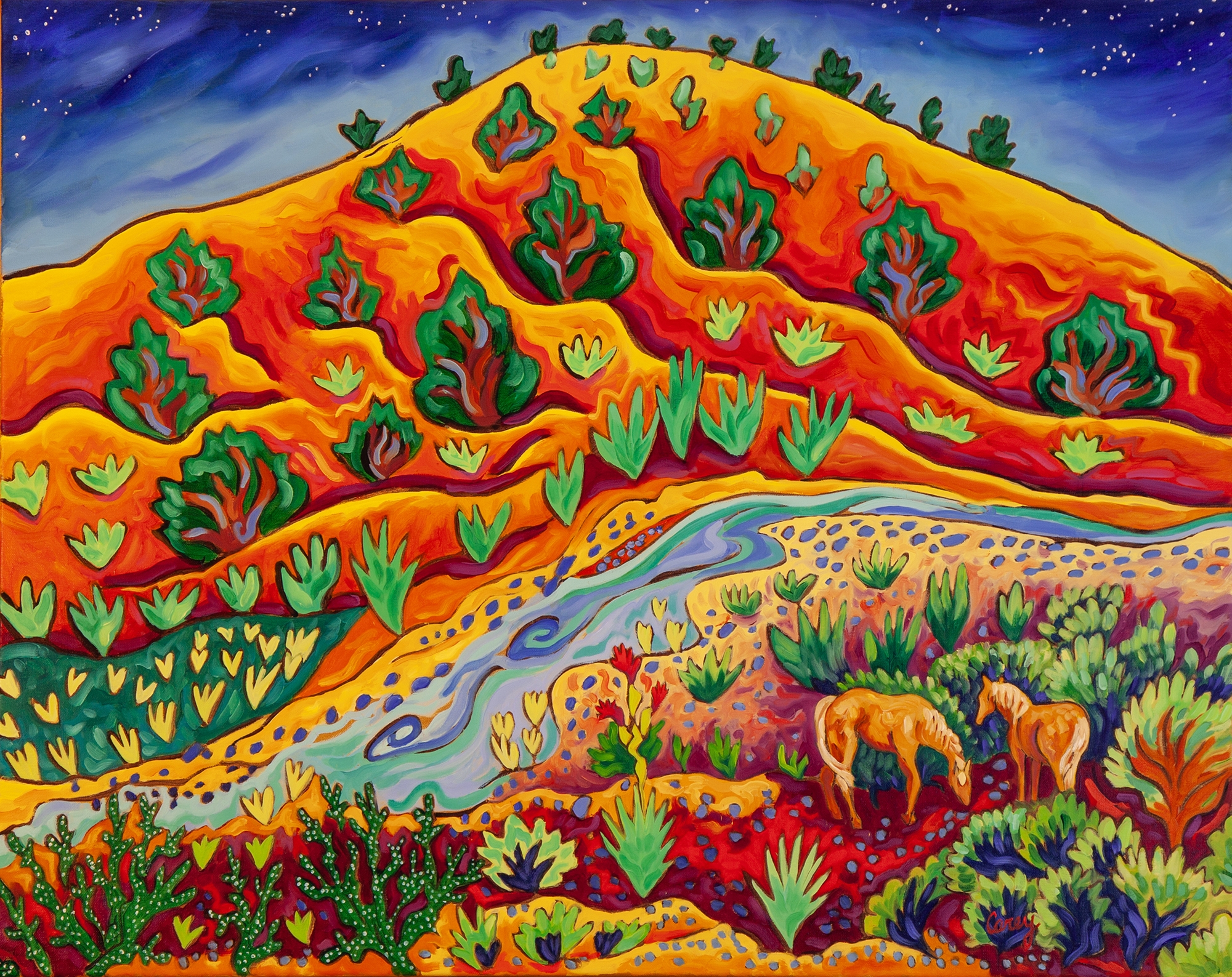 Click here to view Under a Starlit Canopy by Cathy Carey